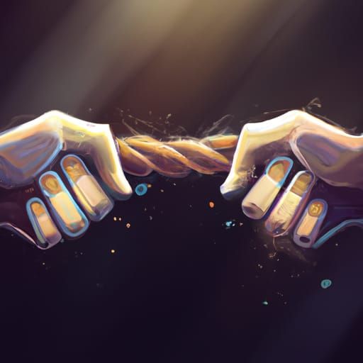 Rope-Bound Wrists: Dimly Lit Cinematic Art