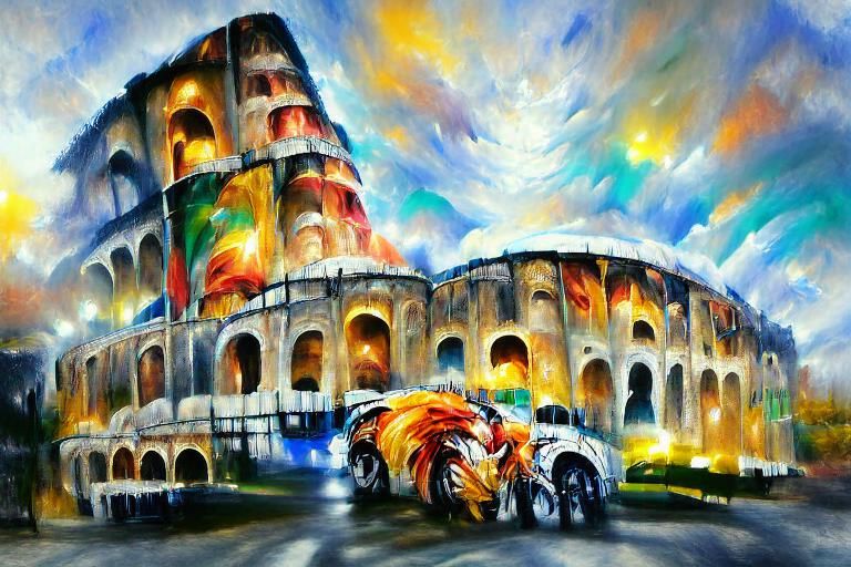 Spectacular Photorealistic Rendering of the Roman Colosseum