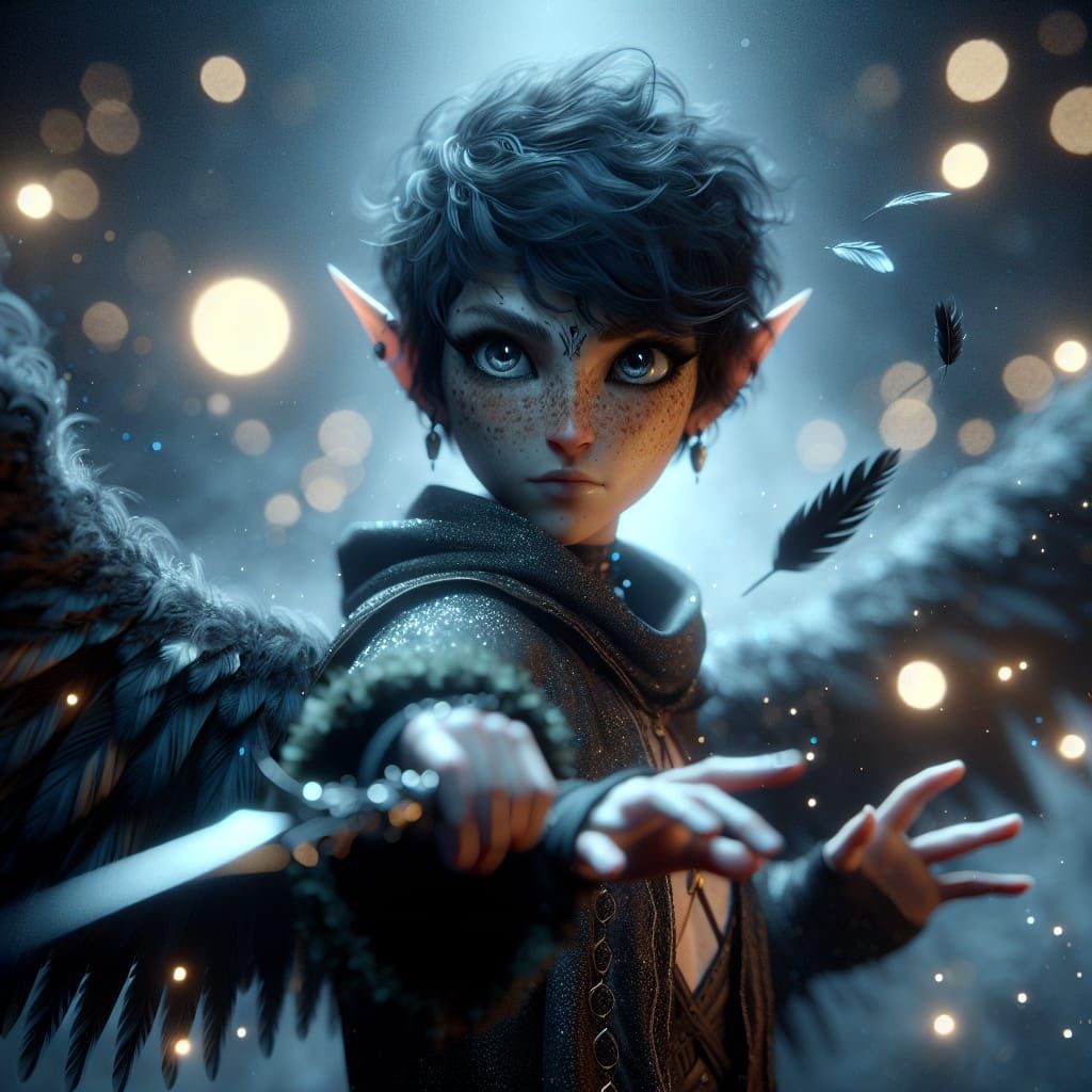 Mage with sleight of hand magic