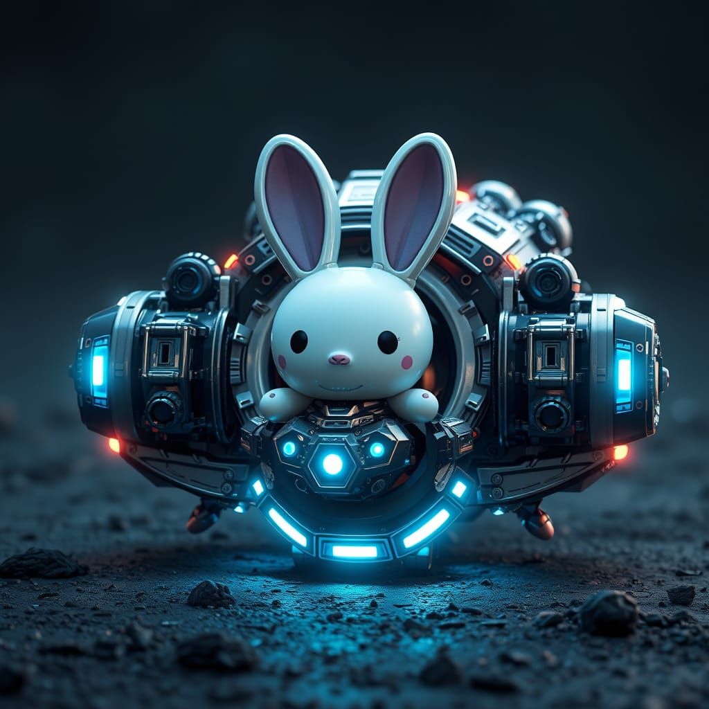 Miffy Bunny Spaceship