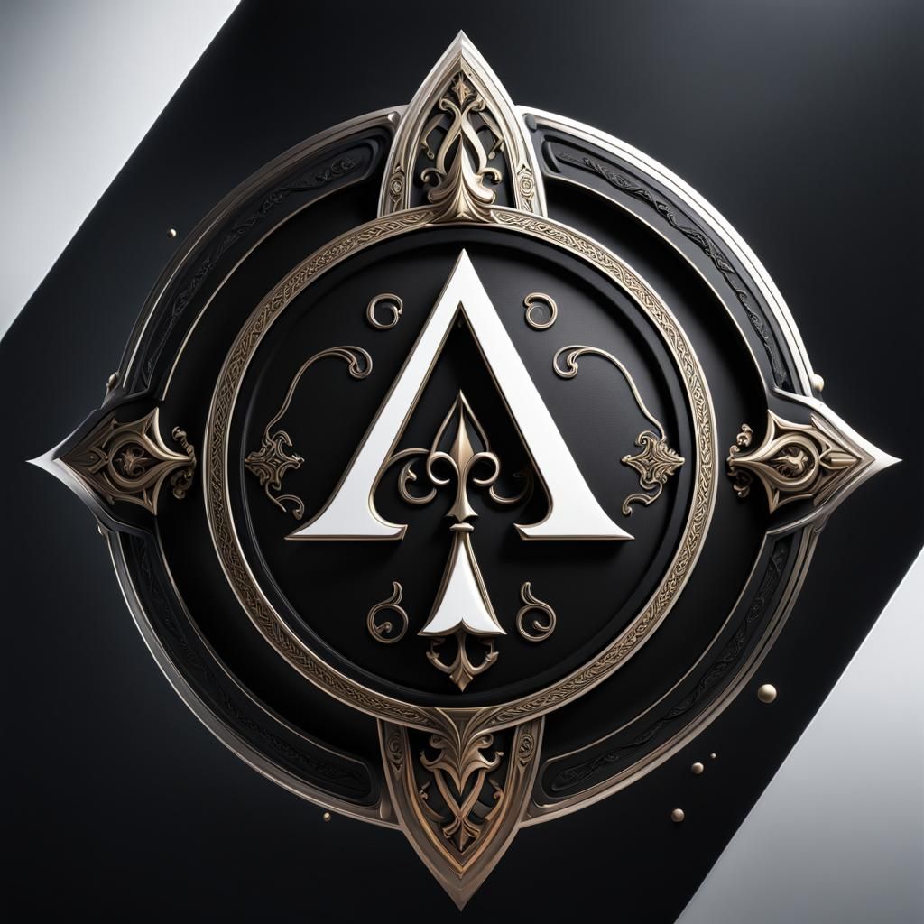 Detailed Matte Painting of Ace of Spades