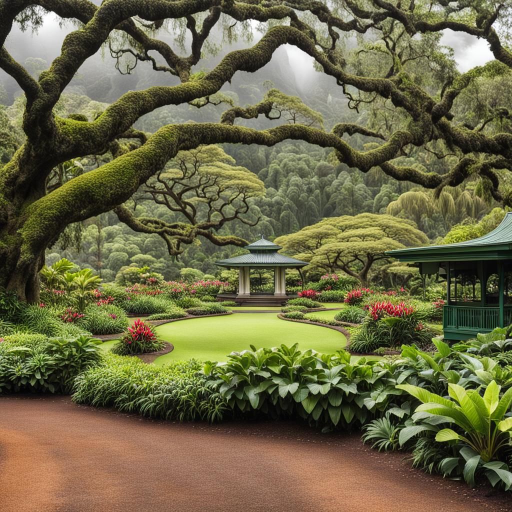 Lilioukalani Gardens in Hawaii
