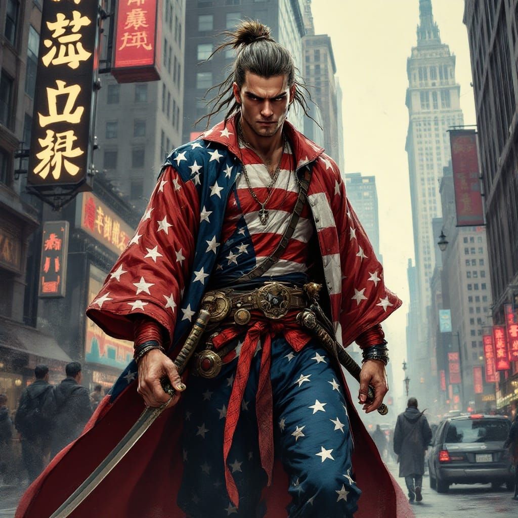 American Samurai: A Fusion of Eastern Honor and Western Prid...
