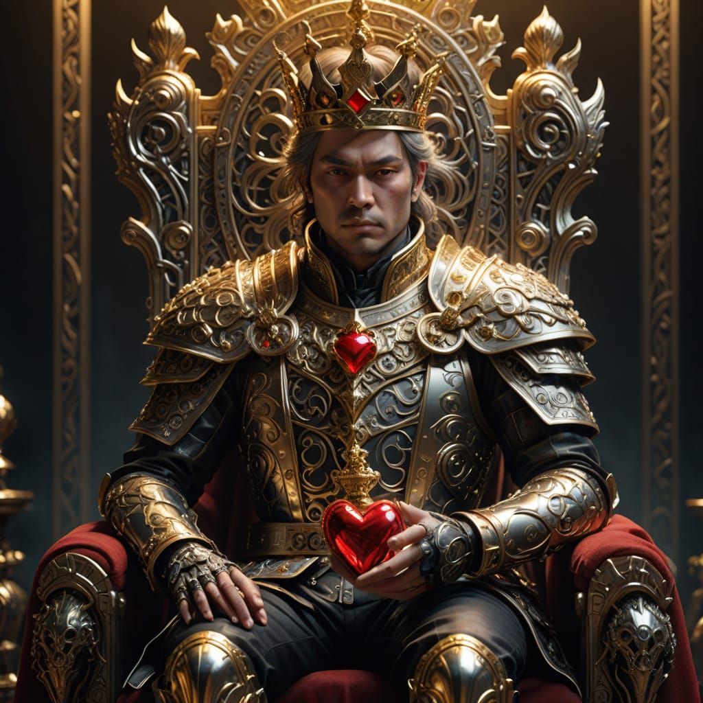 The King of Hearts in Regal, Cinematic Splendor