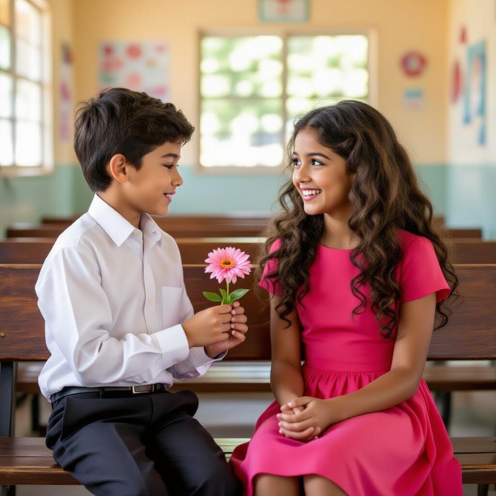 Innocence Captured: A Delicate Moment of Joy