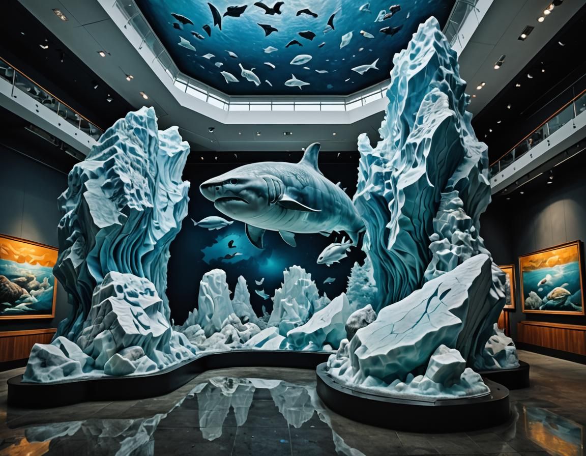 Iceberg Museum: Sculptures of Earth's Threatened Species