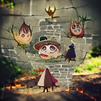 Over the Garden Wall Inspired Scene