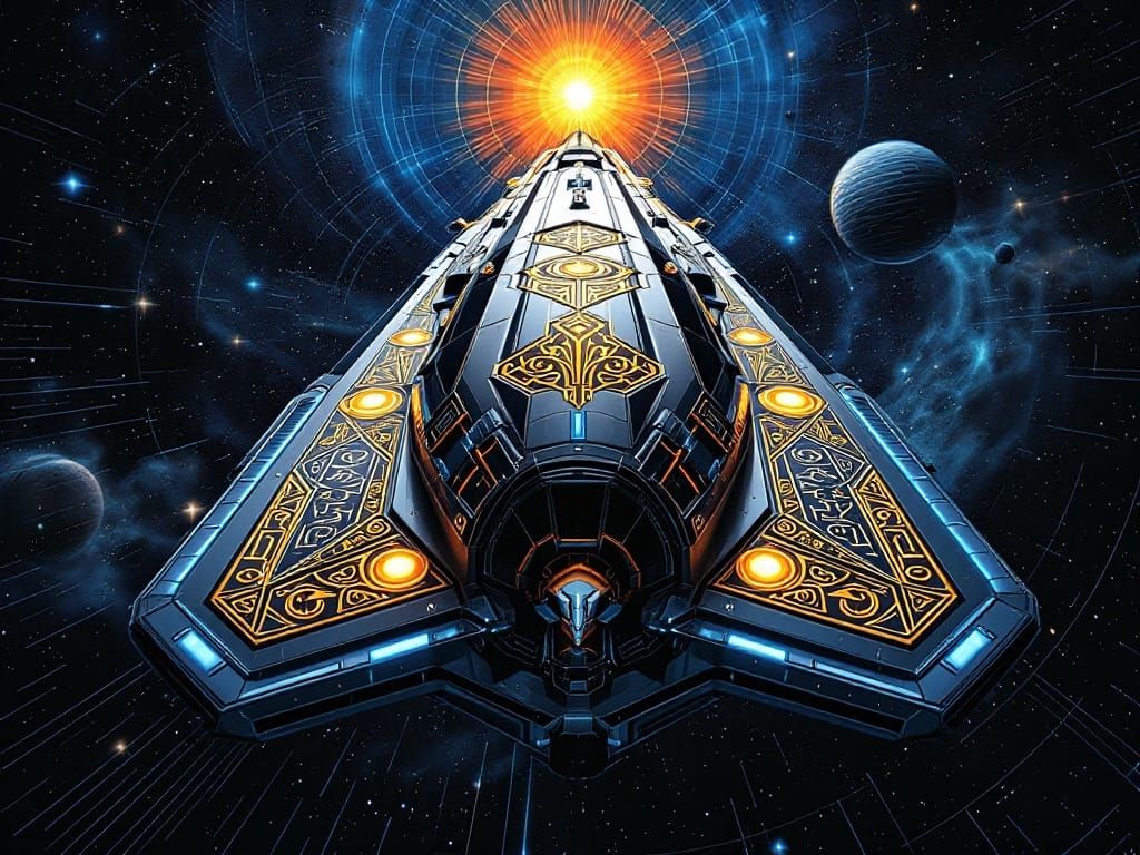 Spaceship in Liminal Space