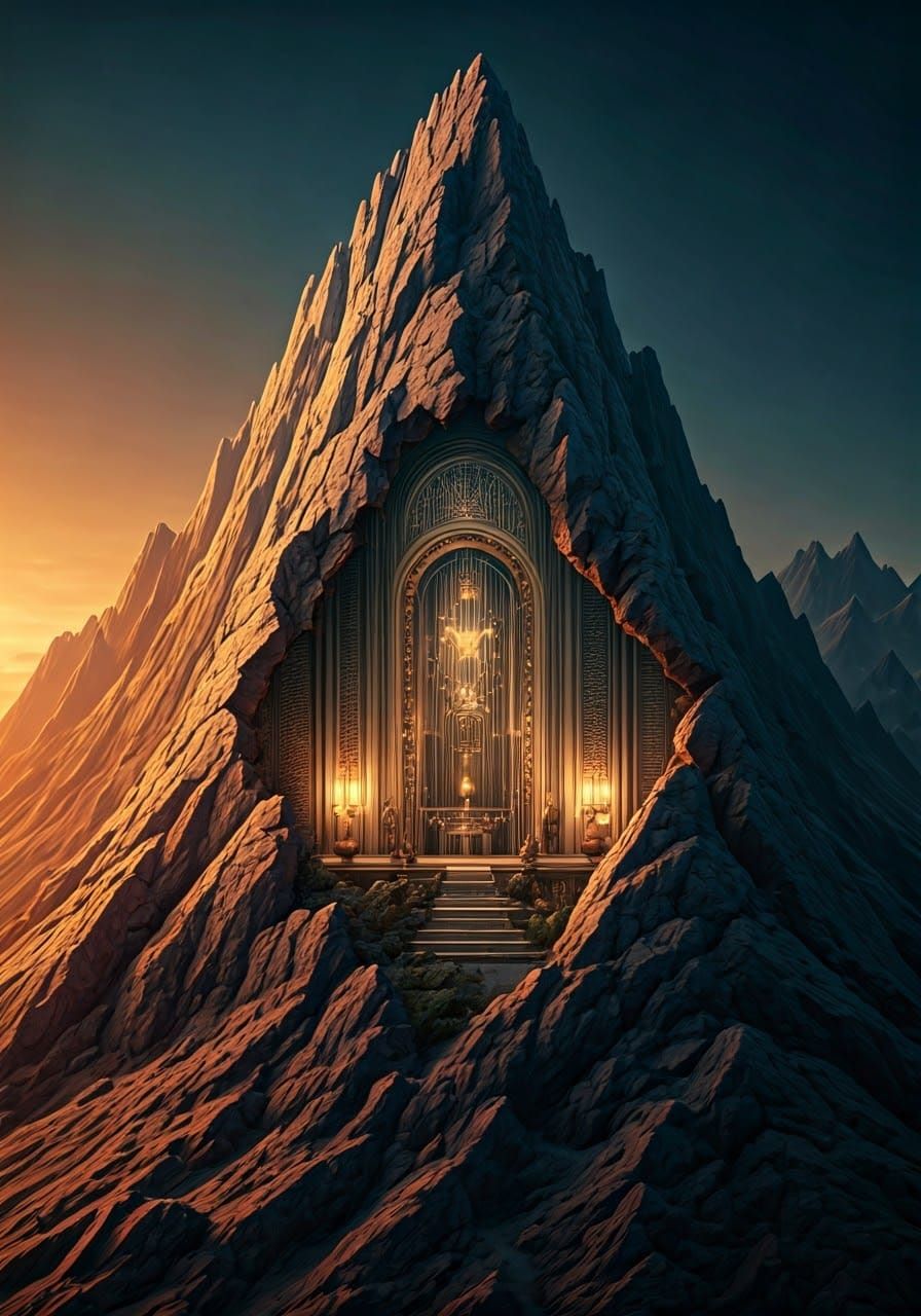 Art Deco Mountain Sanctuary Interior