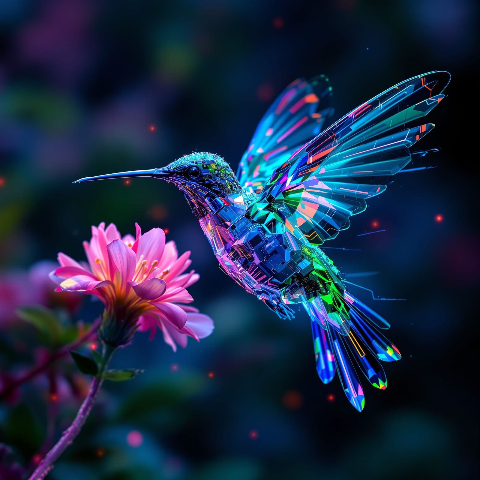 Quantum Hummingbird: Chrome & Data Streams