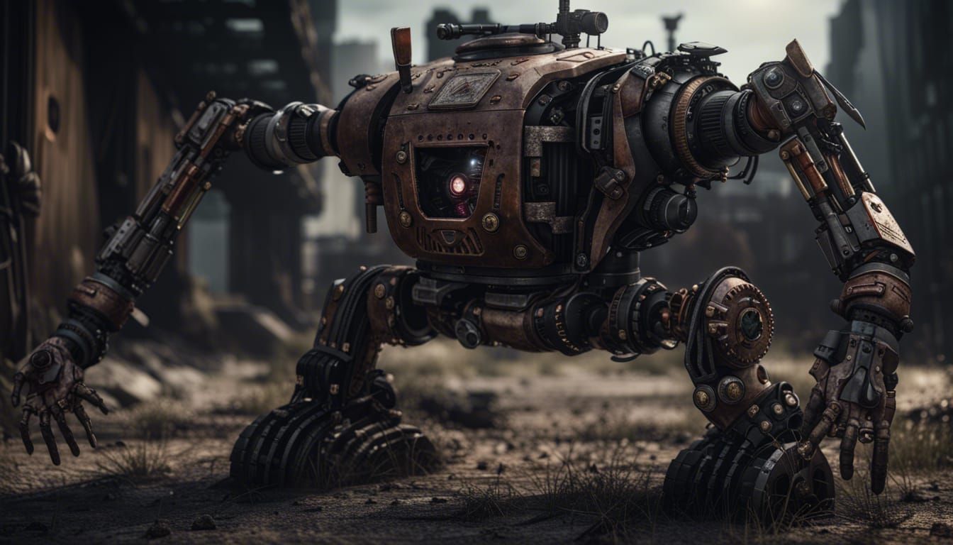 Dark, Robotic Future in Post-Apocalyptic Horror