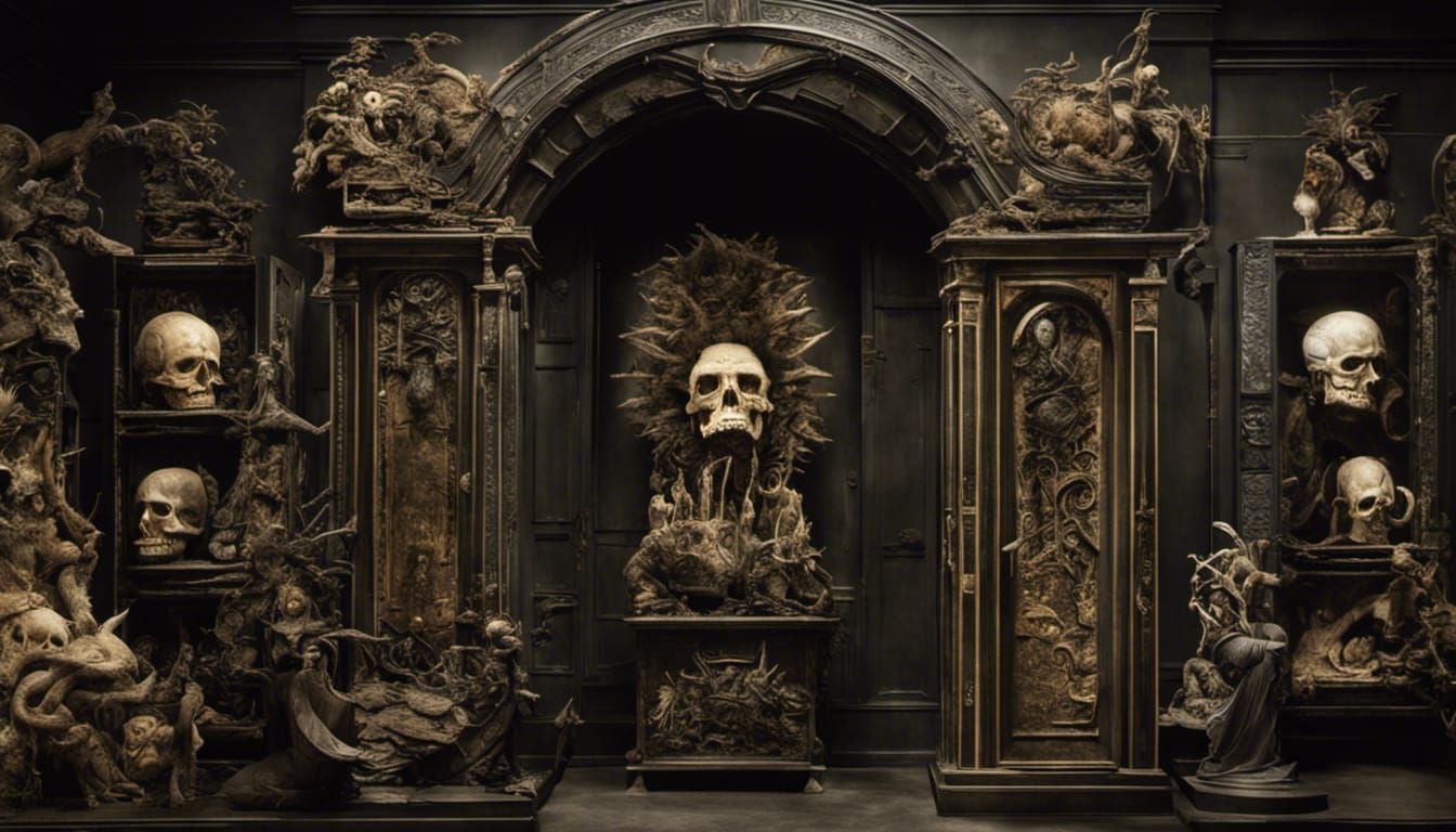 Cryptid Museum Gateway: Post-Apocalyptic Art Nouveau