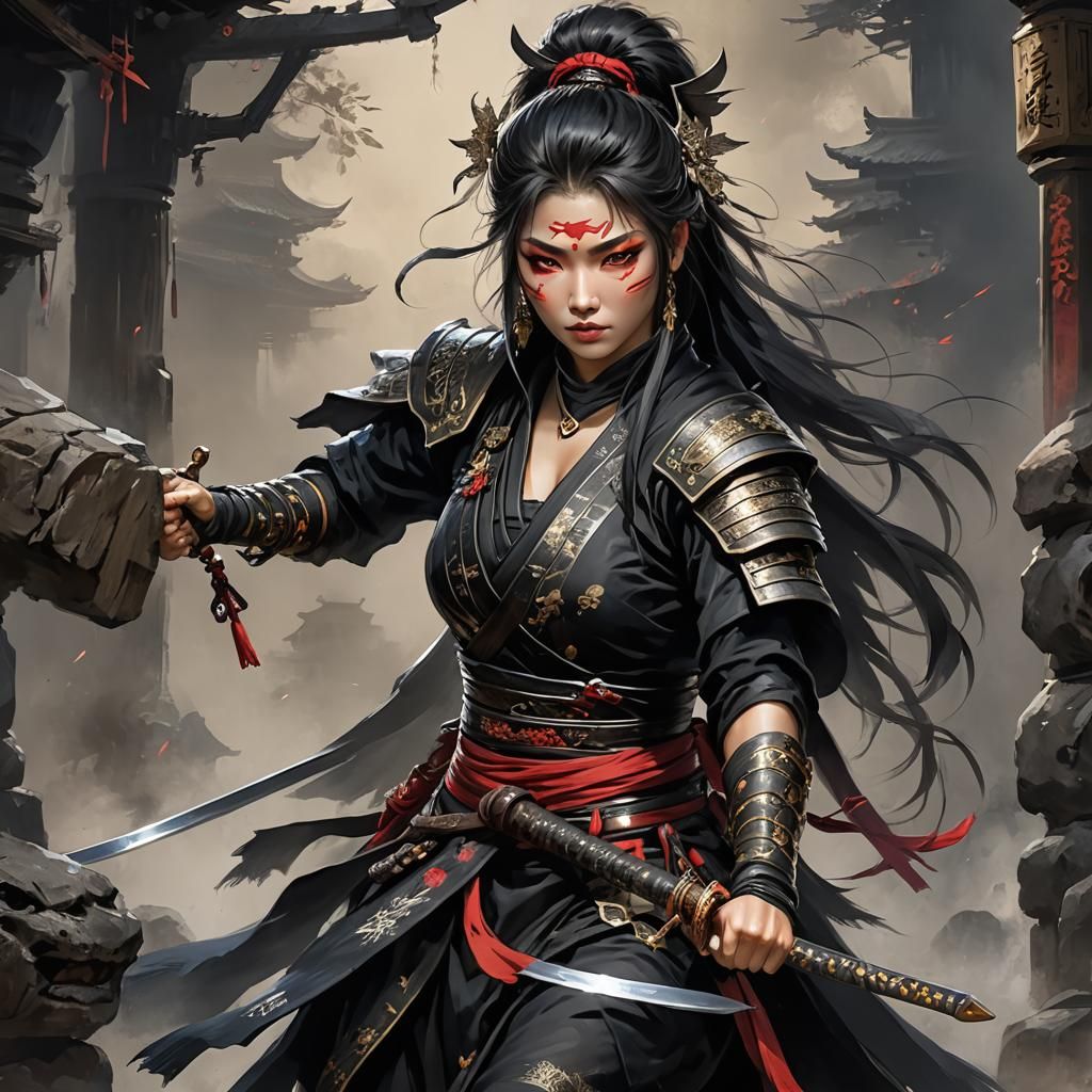 Fantasy Female Ninja Warrior