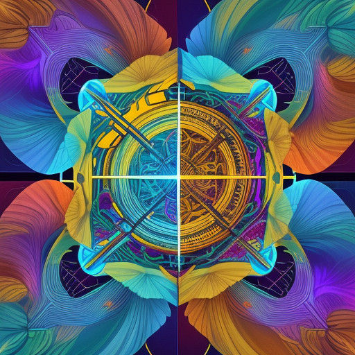 Vibrant Cybernetic Flowers Unfold in Stunning Digital Art