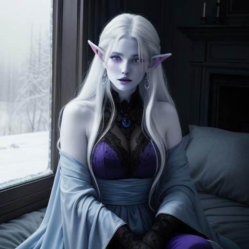 Dreamlike Portrait of a Frail Demon Lich