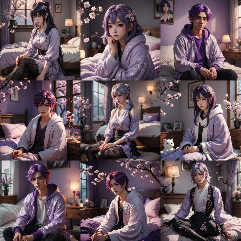 Edgy Teenager in Red and Black Fashion Outfit