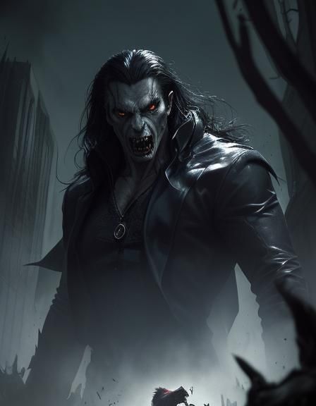 Vampire vs. Werewolf in Sinister Battle