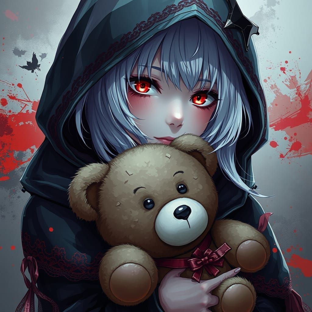 A mesmerizing anime-inspired painting that showcases a harmonious blend of abstract brushstrokes and captivating motion....