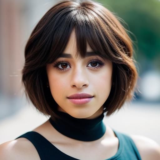 Camila Cabello's Chic Bob in Professional Portrait