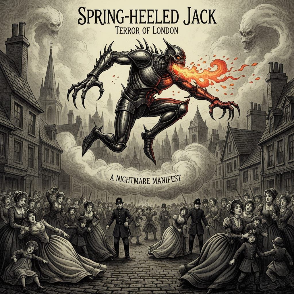 Spring-Heeled Jack Terrorizes Foggy Victorian London