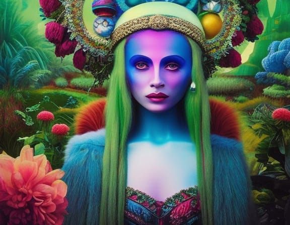 Psychedelic Sloth at Woodstock After-Party