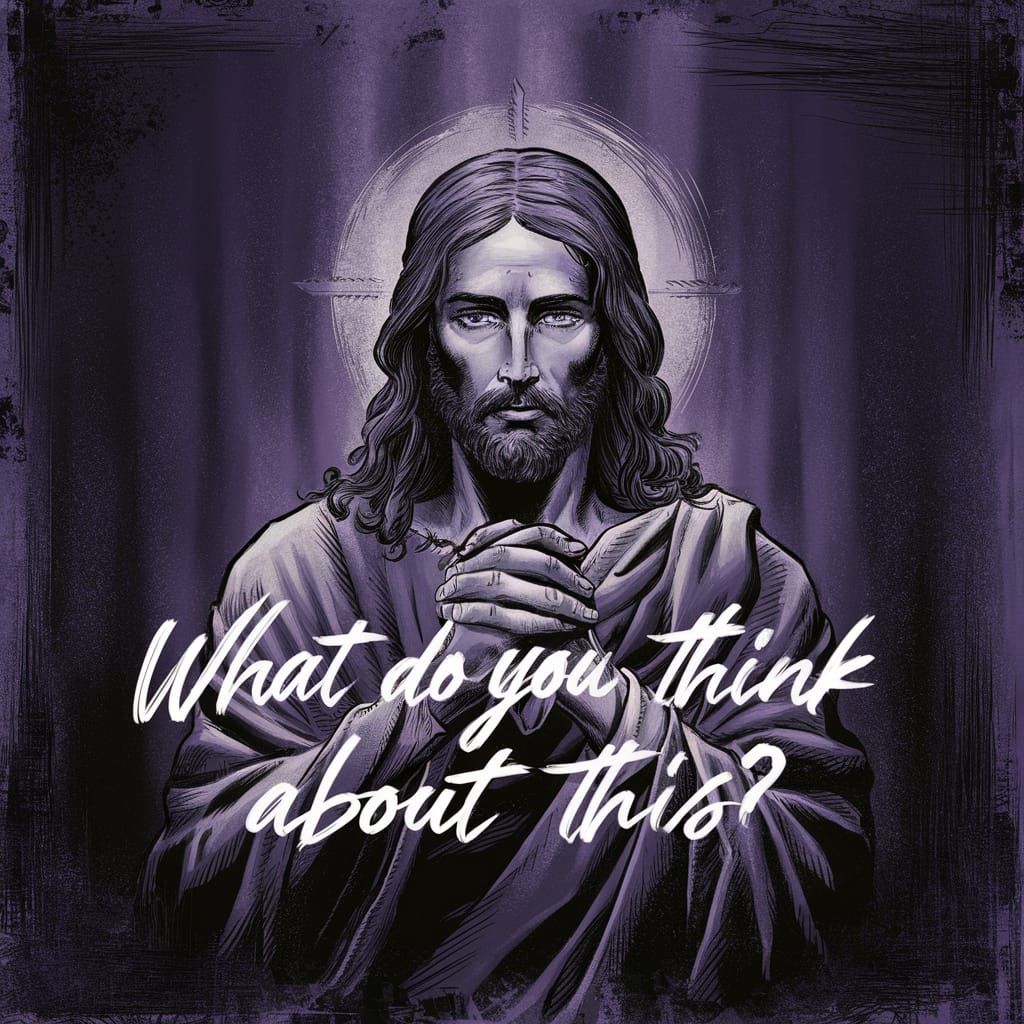 Comic Book Illustration: Jesus Asks a Question