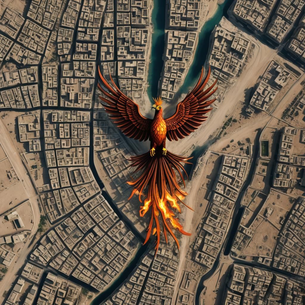 Phoenix Rises Anew from Ashes on 3D Map