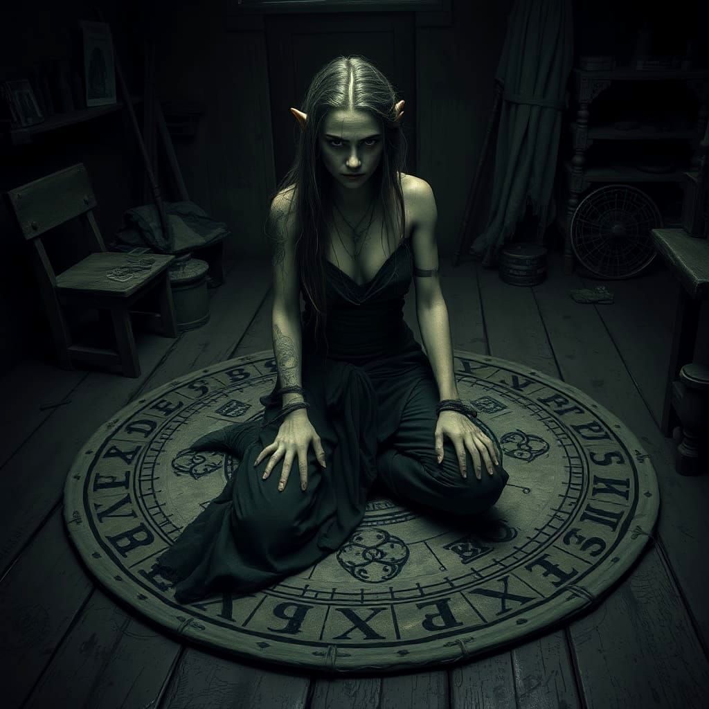 Faerie Seer Bound in Rune Circle