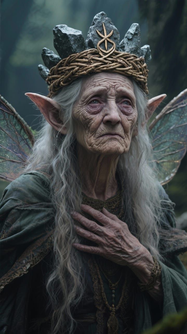 Elder Faerie Seer Gazes Into the Future