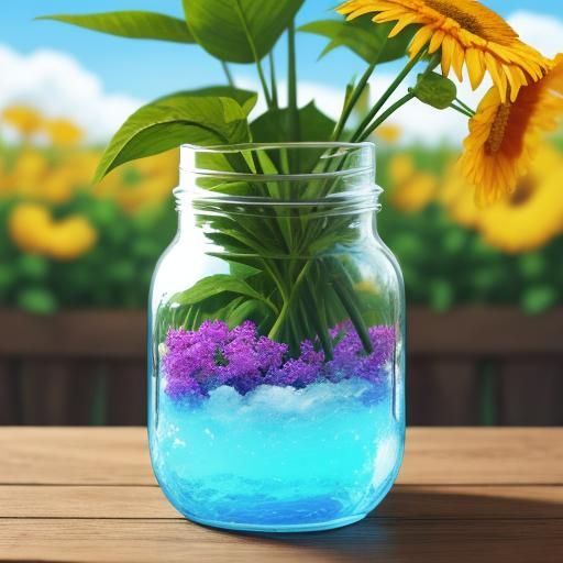 Summer in a Jar: A Captivating Visual Concept