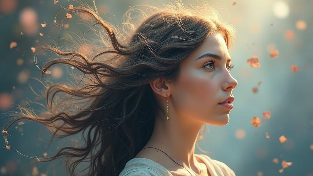 Heroic Figure in Cinematic Lighting