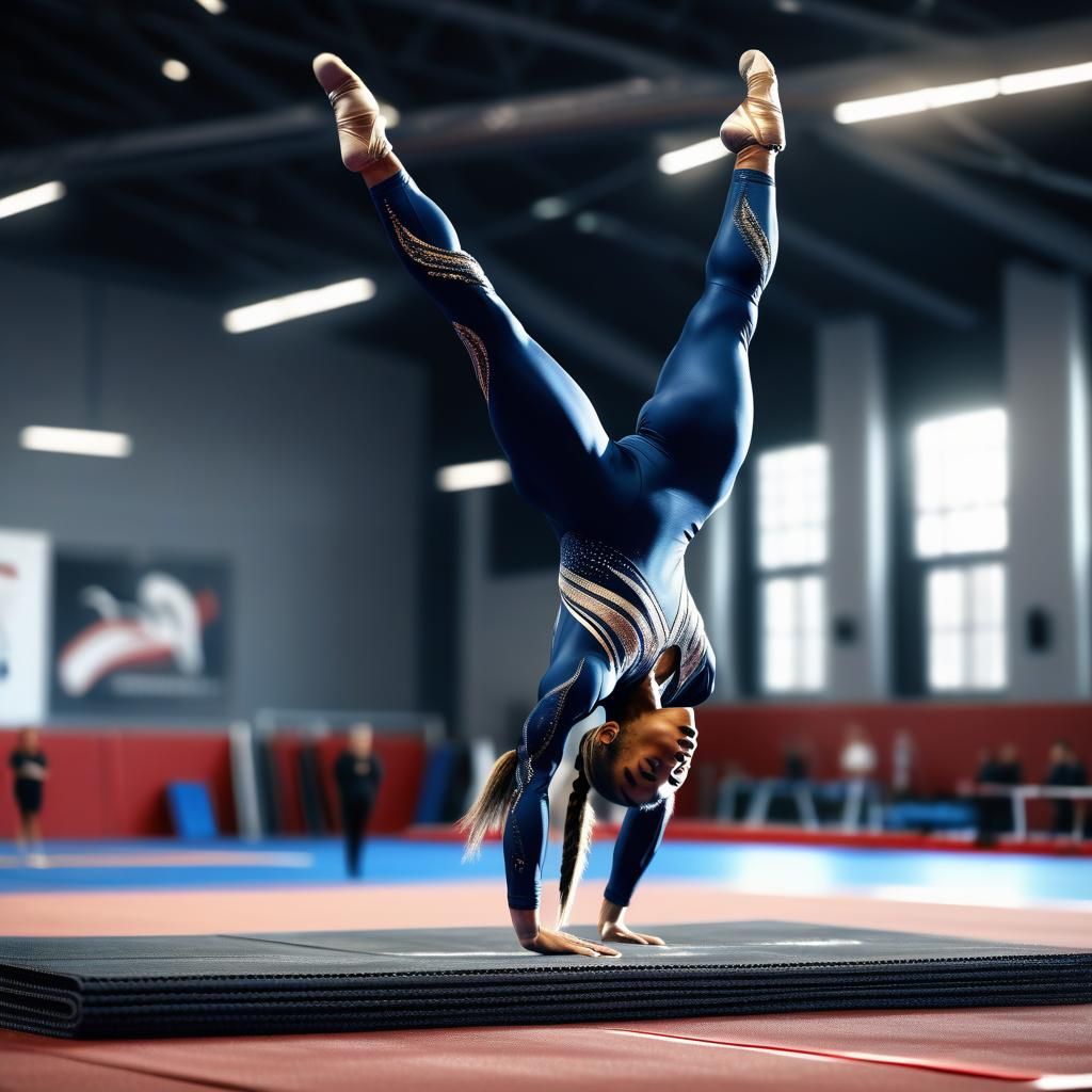 Upside-Down Gymnast #508