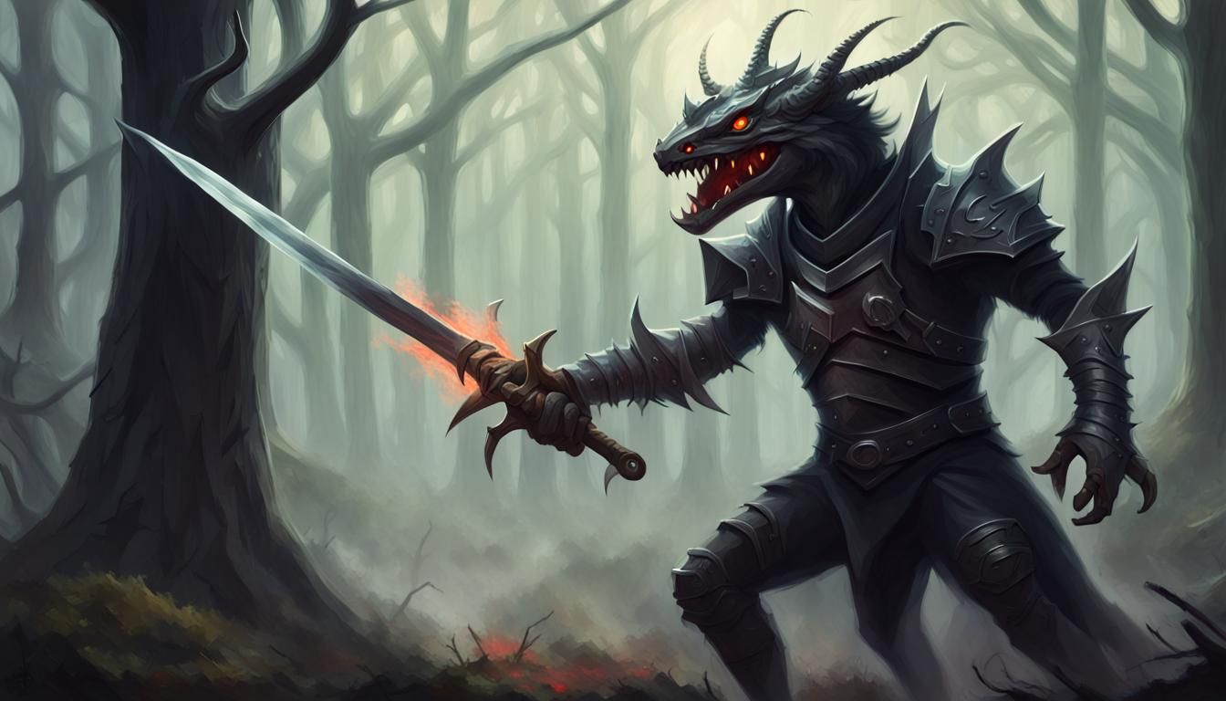 Ethereal Demon Lord in Dark Armour: Fantasy LITRPG Digital A...