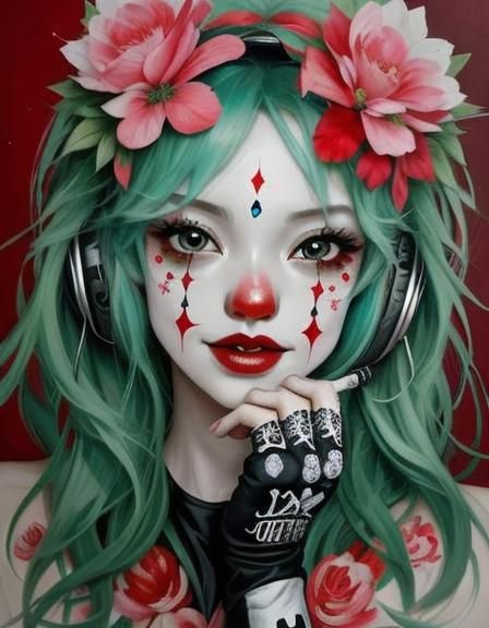 clowning around