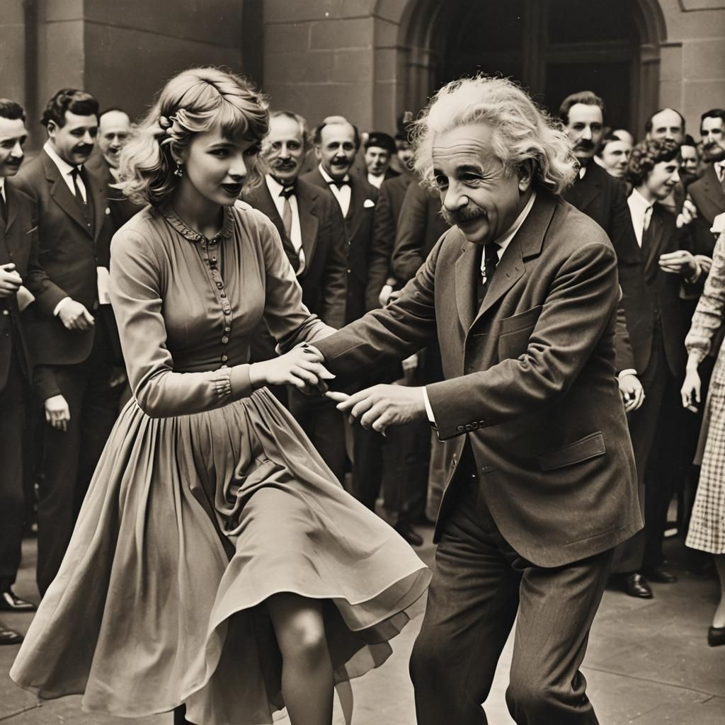 Einstein and Taylor Swift Dancing: A Historical Mashup