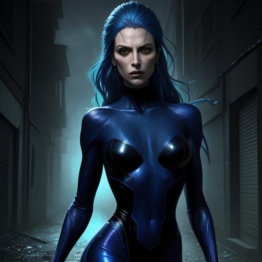 Shapeshifting Mutant in Gritty Comic Book Style