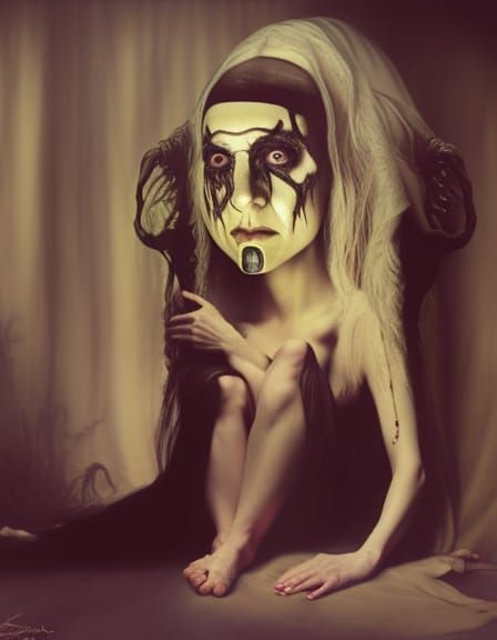 Surreal Portrait in Stop-Motion Hyperrealism