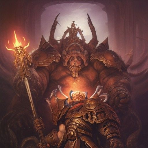 Mortarion Death Guard Primarch Digital Matte Painting