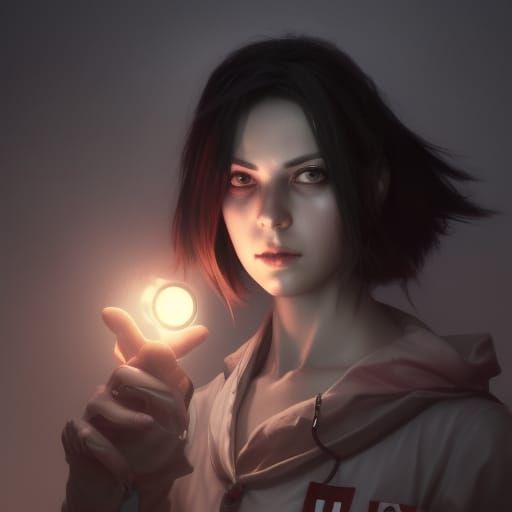 Dark Fantasy Nurse in Hyperdetailed Style