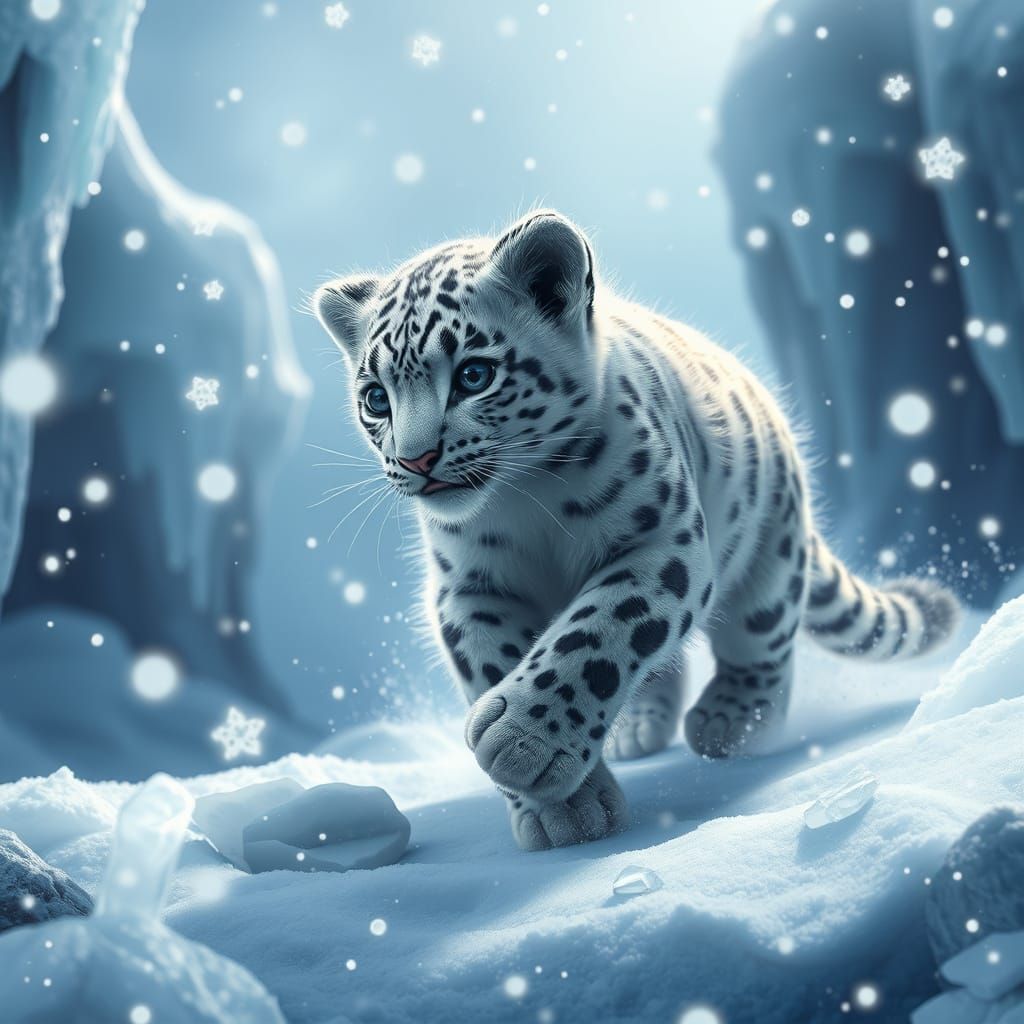 Snow Leopard Cub