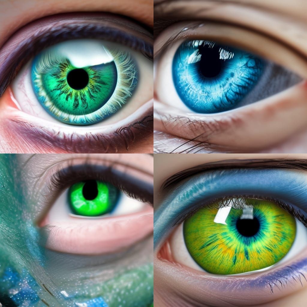 Detailed Close-up of a Human Eye in 8k