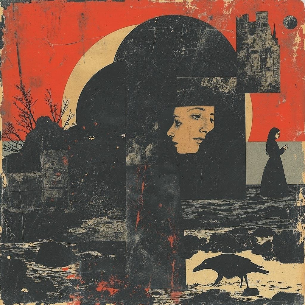 Abstract Post-Punk Album Art: Spice and Control