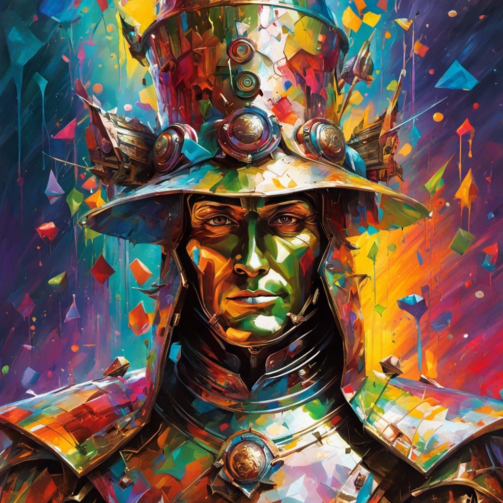 Vibrant Graffiti Art: The Tin Man from Oz