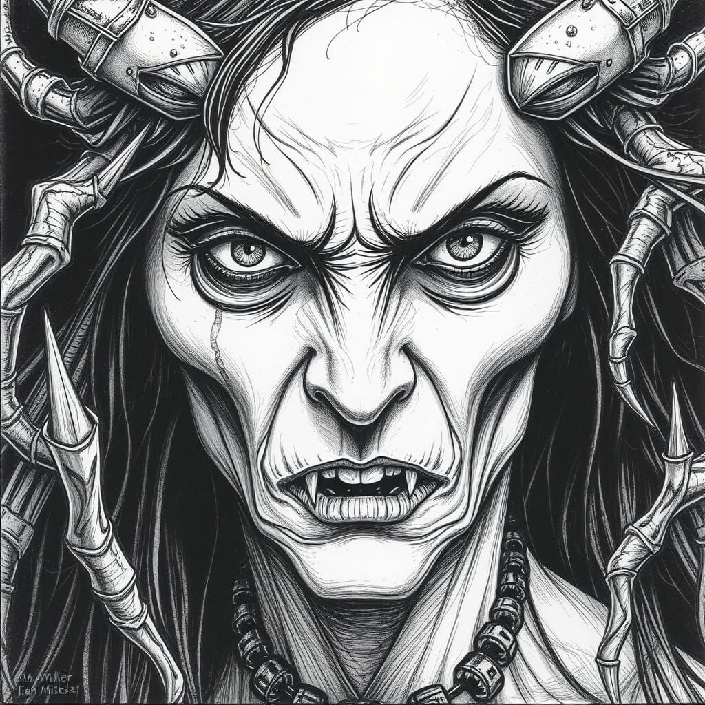 Enchantress in Dark Fantasy