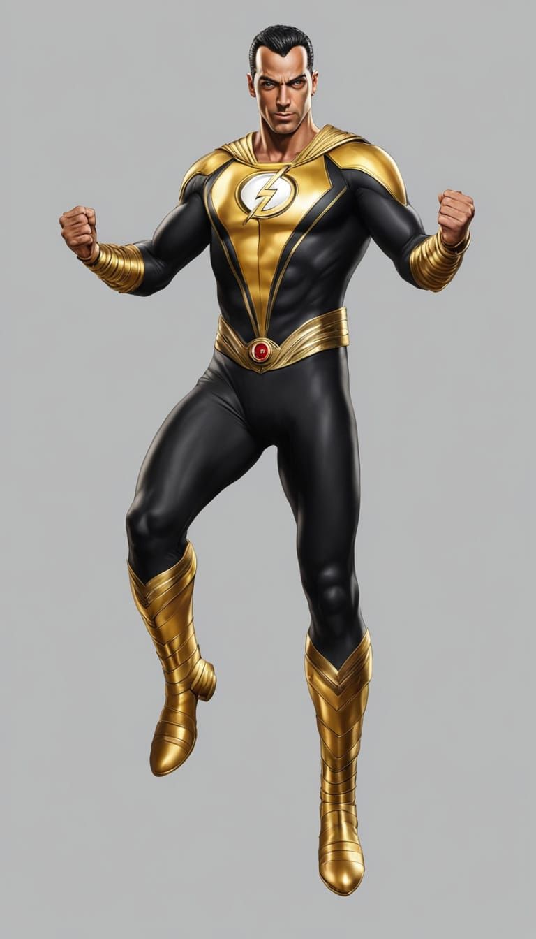 Black Adam Cosplay in Legion of Doom HQ