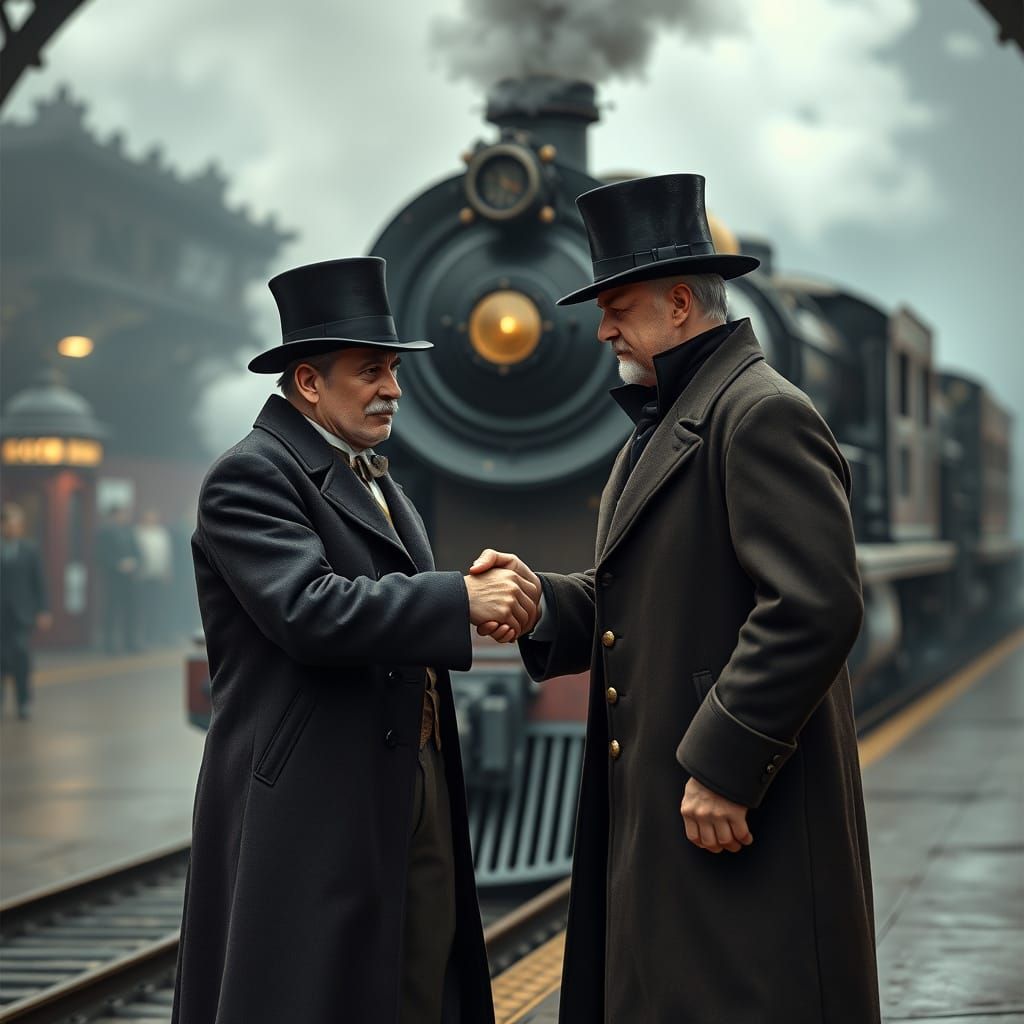 19th-Century Realist Scene in Hyperrealistic 3D