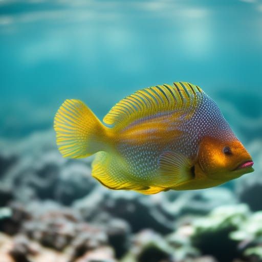 Underwater Fish in Natural Light: Professional Photography