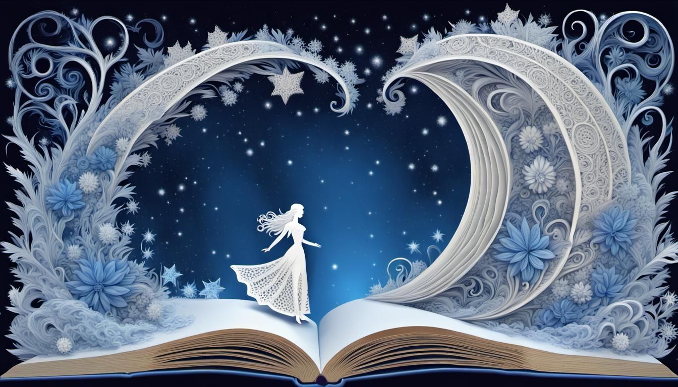 Snow Queen Emerges from Book into Narnia