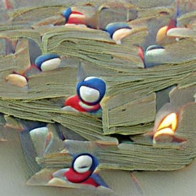 Abstract Visualization of the Number 500