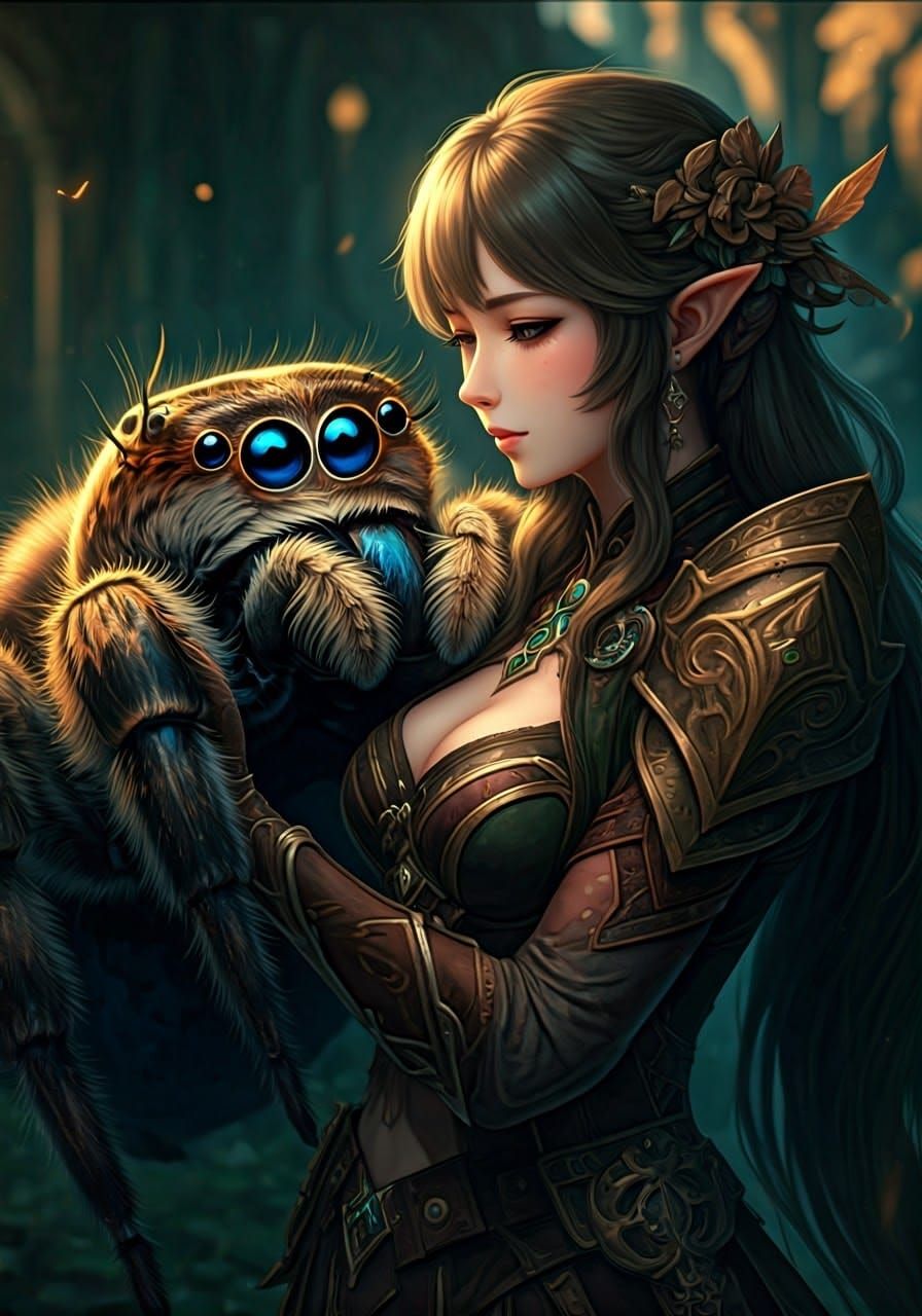 Adventurer and Spider: A Genshin Impact Fantasy